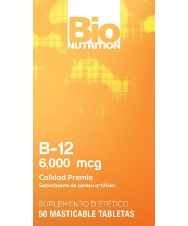 Bio Nutrition B-12 Sublingual Tablet 50 Count - Buy Online on GoSupps.com
