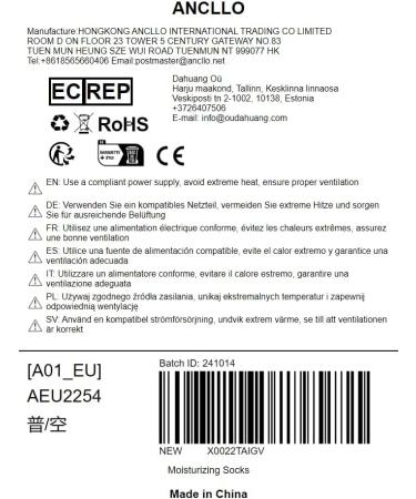 ANCLLO Silicone Moisturizing Socks Women Foot Spa Pedicure Silicone Socks for Cracked Feet Elastic Non Slip Multi Purpose Pink (M) - Buy Online on GoSupps.com