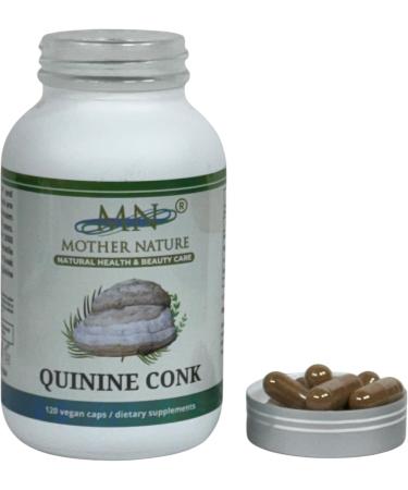 MN Mother Nature Quinine Conk (Laricifomes officinalis) Mushroom Supplement - 500mg - 120 Vegan Pullulan Capsules - 4 Month Supply - Made in USA - Buy Online on GoSupps.com