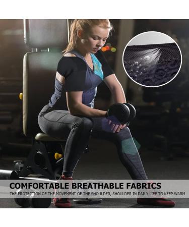 FERCAISH Double Shoulder Brace | Comfortable & Breathable Sports Gear for Tendinitis Pain Relief | Medium Size Shoulder Strap for Sleeping & Outdoor Lifting - Buy Online on GoSupps.com