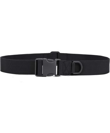Selighting Tactical Belt - Adjustable Military Nylon Webbing Molle Strap with Quick Release - Black | International Shipping Available - Buy Online on GoSupps.com