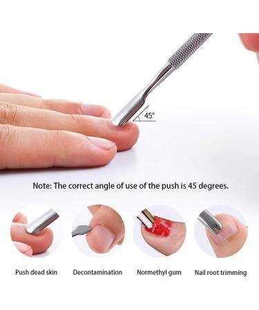 Premium Huture Haubzangen Short Corner Lifter & Nail Shaver Set - Stainless Steel Manicure & Pedicure Tools Kit - Buy Online on GoSupps.com