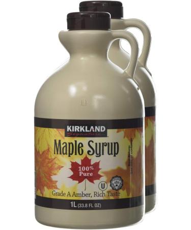 Kirkland Maple Syrup - 2 x 1Ltr: Pure Canadian Grade A Liquid Gold - Buy Online on GoSupps.com