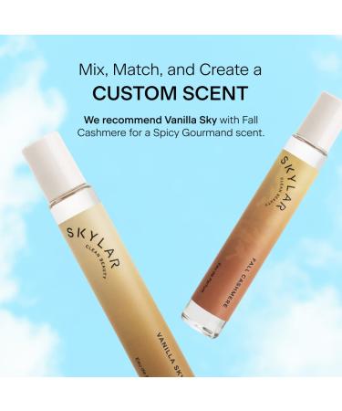 Skylar Vanilla Sky Eau de Parfum -Hypoallergenic & Clean Perfume for Women & Men Vegan & Safe for Sensitive Skin-Notes of Cappuccino Vanilla & Caramelized Cedar - 10mL /0.33 Fl oz - Buy Online on GoSupps.com