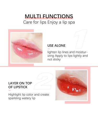 Hydrating Lip Glow Oil Long Lasting Plumping Lip Gloss Transparent Toot Lip Balm Moisturizing Lip Oil Repairing Lip Lines and Prevents Dry Cracked for Lip Care and Dry Lips CHERRY 1#cherry - Buy Online on GoSupps.com