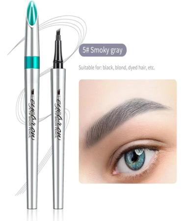 Eyebrow Pen Eyebrow Makeup Eyebrow Pen for Women with 4 Fork Tip for Natural-Looking Eye Brow Pencils for Women (05) - Buy Online on GoSupps.com