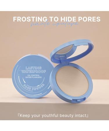 Lasting Waterproof Face Powder Oil Control Face Pressed Powder Matte Smooth Setting Powder Lightweight Oil Control Facial Powder (#02 10g) #02 1 g (Pack of 1) - Buy Online on GoSupps.com