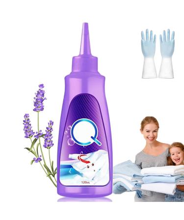 Lakatarina Stain Remover Active Enzyme Laundry Stain Remover Laundry Stain Remover Garment Stubborn Stain Cleaner Oil Remover for All Washable Fabrics (1PCS)