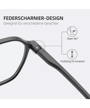 ZENOTTIC Blue Light Blocking Glasses - Hexagonal Anti-Blue Ray Eyeglasses for Men & Women | Computer Glasses 1.5x - Buy Online on GoSupps.com