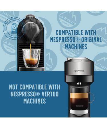 La Natura Lifestyle 120x Ristretto coffee capsules compatible with Nespresso capsule machines | made of aluminium | 100% recyclable - Buy Online on GoSupps.com