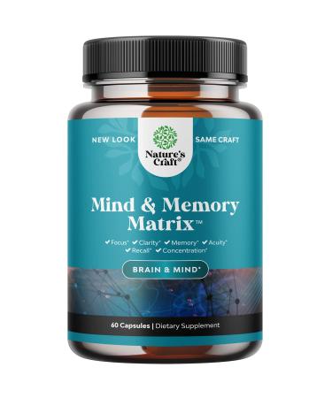 Better Memory and Focus Supplement for Adults - Advanced Memory Supplement for Brain Health Faster Recall and Mental Focus with Phosphatidylserine - Brain Supplement for Memory and Focus Support