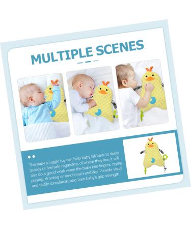 Kisangel 4-Pack Baby Comfort Towel Pacifiers | Plush Sleep Toys for Young Children | Soft Gel Sleep Aid | 43x24cm Color-Sorted Cuddly Toys - Buy Online on GoSupps.com