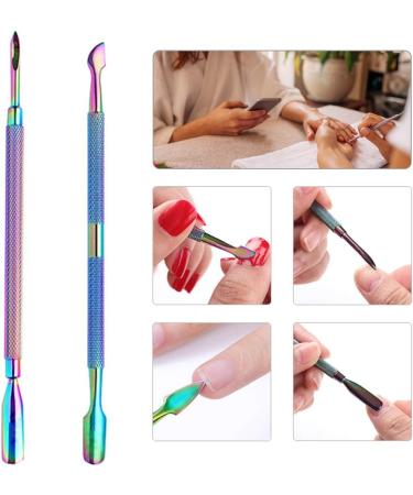 MODOAO Cuticle Pusher with Cuticle Trimmer Cuticle Nipper Pocket Nail Cuticle Nipper Pack Contains Nail Trimmer Stainless Steel Nail Art Manicure/Pedicure Tools (4 Packs) - Buy Online on GoSupps.com