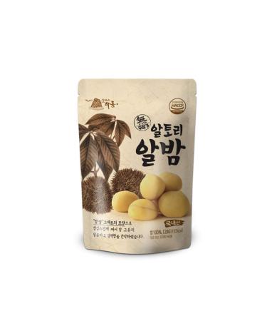 100% Whole Roasted and Peeled Chestnuts 120g (2 Pack)