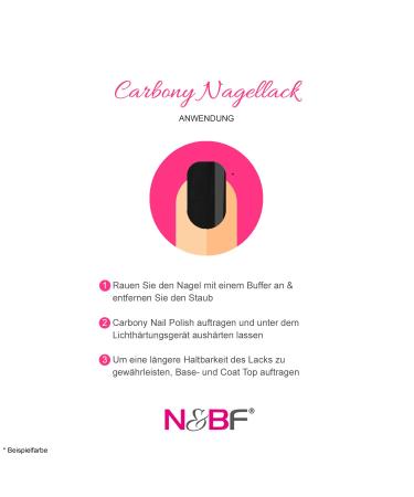 N&BF Carbony UV + LED Nail Polish Ladylike (Purple) | 5ml Gel Polish | 3-in-1 Gellack | High-Gloss Scratch & Splinter Resistant - Buy Online on GoSupps.com