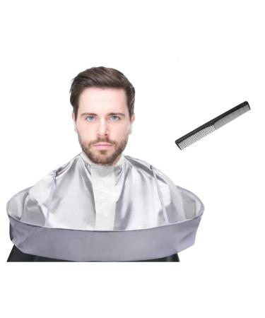 Hair Cutting Cape Professional Salon Barber Cape Foldable Haircut Cloak Hairdressing Umbrella Apron Kit for Adult Men and Women Silver Gray - Buy Online on GoSupps.com