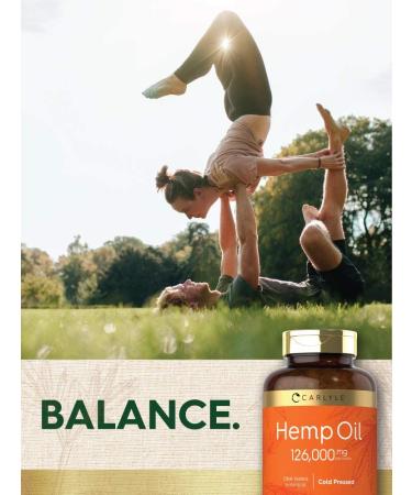 Carlyle Hemp Oil Capsules 126,000 mg - 180 Softgels | High Potency CBD Supplement - Buy Online on GoSupps.com