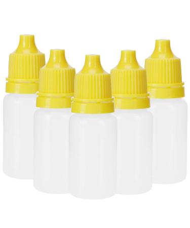 Drop Bottle Liquid Dropper Bottle 10ml Eye Drops Container Professional Durable for Eye Drop Liquid Home(yellow)