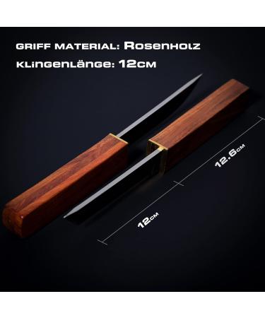 Zetterrank 2-in-1 Hunting Knife | Outdoor Tanto Knife with Sheath | Legal in Germany | Premium Japanese Camping Tool - Buy Online on GoSupps.com