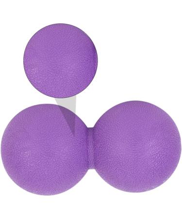 Healeved Yoga Balls - 4 Pieces Lacrosse Balls for Self-Massage & Muscle Pain Relief - Peanut Roller for Fitness - 12.1x6.1cm - Buy Online on GoSupps.com