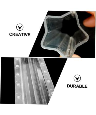 Happyyami 4 Pcs Vegetable Shaping Ice Cube Molds Cake Fruit Vegetable Modeling Plant 20x4cmx2pcs Star Shapex2pcs - Buy Online on GoSupps.com