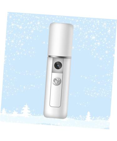 BIUDECO 1pc Mist Sprayer Steamer Plush Makeup Bag Moisturizing Sprayer Portable Facial White Steamboat Face 11.5*3cm White - Buy Online on GoSupps.com