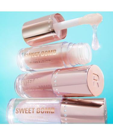 Makeup Revolution Y2K Baby Sweet Bomb Lip Gloss 4.5ml - Strawberry Swirl Nude Mauve Gloss - Buy Online on GoSupps.com