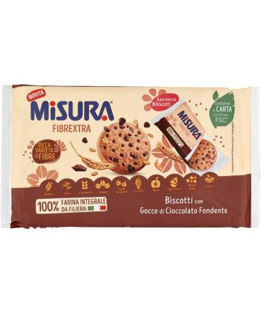  Italian Gourmet E.R. Misura Fibrextra Pack of 6 boxes of 100% whole grain shortcrust pastry biscuits with dark chocolate chips 280g pack Italian Gourmet Polpa di Pomodoro 400g - Buy Online on GoSupps.com