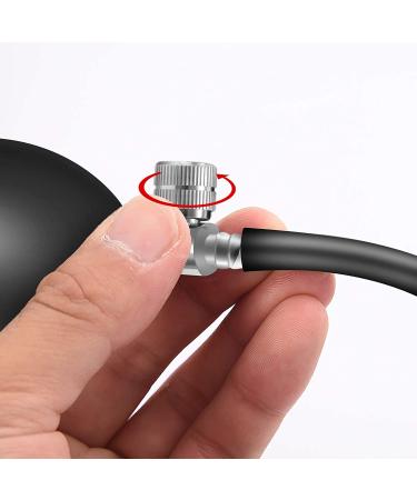 Lamoutor 3Pcs Blood Pressure Latex Bulb Kit with Air Release Valve - Hand Squeeze Sphygmomanometer Replacement Pump - Buy Online on GoSupps.com