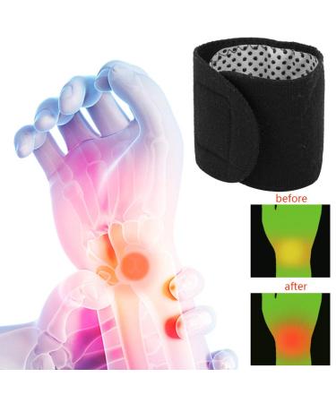 Buy Self Heating Wrist Brace - Therapeutic Far Infrared Heat Therapy Support | Unisex Wrist Wrap for Sports & Pain Relief - Buy Online on GoSupps.com