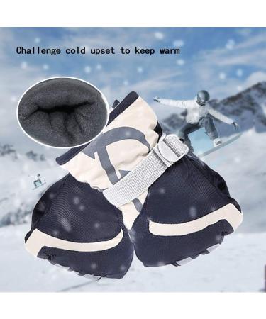Kids Ski Gloves Winter Snow Mittens for Boys and Girls 1-4 Years - Navy Blue (2-4 years) - Buy Online on GoSupps.com