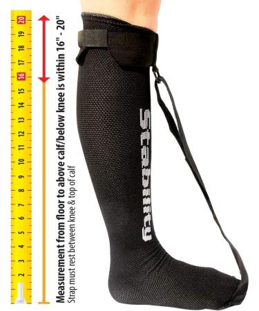 StrictlyStability Single Strap Night Sock for Plantar Fasciitis & Achilles Tendonitis (Regular) - Buy Online on GoSupps.com