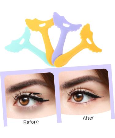 Pochoirs en Silicone pour Eye-liner et Fard Paupi res 4 Pi ces Multifonctions Maquillage Yeux Novices et Professionnels Usage Quotidien Outils Couleur Al atoire Style Al atoire - Buy Online on GoSupps.com