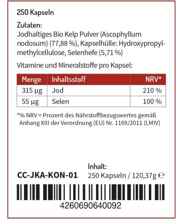 Buy Coach Cecil Natural Iodine from Kelp Algae & Selenium Capsules - Vegan Supplements for Optimal Health - Buy Online on GoSupps.com
