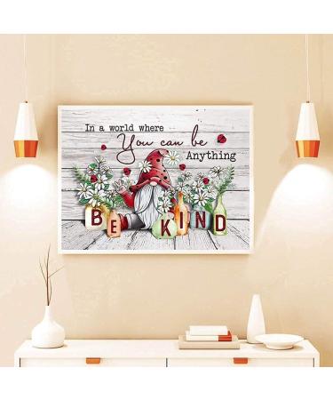 Stamped Gnome Cross Stitch Kit for Adults - 11.8x15.7inch Full Range Needlecraft Set for Home Decor - Buy Online on GoSupps.com
