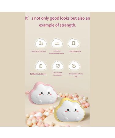 Two-in-one Hand Warmer with Ambient Light Mini Hand Warmer Explosion-Proof USB Hand Warmer for Heating Suitable for Outdoor Camping and Fishing in Winter Purple - Buy Online on GoSupps.com