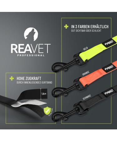 Reavet 5m Waterproof Dog Leash - Robust Black Training Line with Padded Handle for All Dog Sizes - Buy Online on GoSupps.com