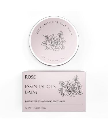 benatu Solid Body Oil - Hydrating Scented Body Butter with Vitamin E for All Skin Types | Essential Oil Massage Balm with Rose Cedar Ylang Ylang & Patchouli - 3.53 oz - Buy Online on GoSupps.com