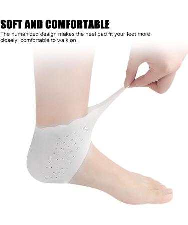 5 Pair Heel Protectors for Shoes Moisturizing Heel Socks Heel Pads Cushion Protectors Moisturizing Heel Protective Cover Wrap for Women to Heal and Treat Dry Cracked Heels(White) - Buy Online on GoSupps.com