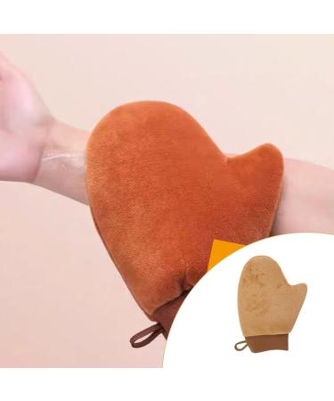  Durlo Set of 6 ultra-soft self-tanning mitts with double-sided applicator Touch Tan for mousse lotion cream (brown) - Buy Online on GoSupps.com