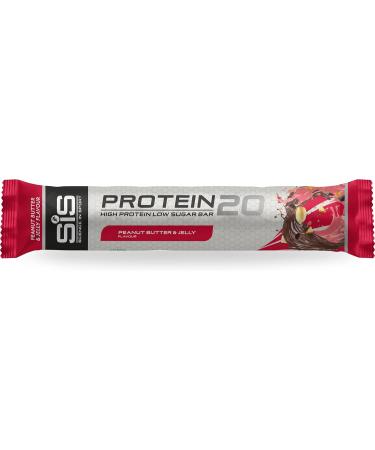 Science In Sport Protein 20 Bars High Protein Low Sugar Chocolate-Coated Protein Snack Peanut Butter & Jelly 12 Protein Bars Peanut butter Jelly - Buy Online on GoSupps.com