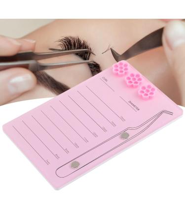 Buy Eyelash Extension Tray - 3 in 1 Holder with Clear Scale Magnetic Tweezer Storage & Organizer for Perfect Lash Application - International Shipping Available - Buy Online on GoSupps.com