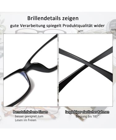 Cojwis Reading Glasses 6 Pack for Men & Women - Quality Spring Hinge Blue Light Filter Readers (Mixed Colors 2.0 0.0) - International Shipping Available - Buy Online on GoSupps.com