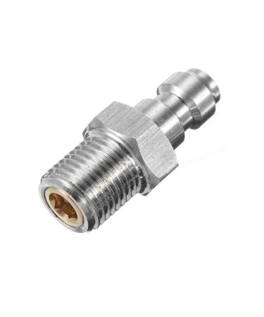 IORMAN Universal 8mm Quick-Disconnect Plug Adapter 1/8" BSPP Male Thread Paintball Fittings