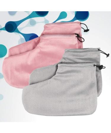 Milists Cracked Heel Socks - Paraffin Wax Ankle Booties for Moisturizing Foot Care | 2 Pairs - Buy Online on GoSupps.com