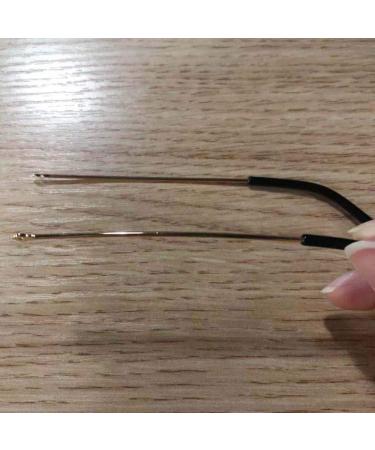 VEERJI Eyeglass Replacement Temples - Vintage Metal Frames Gold Eyewear Accessories for Repair | Durable & Stylish 1 Pair - Buy Online on GoSupps.com