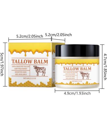 Crsetmyth Tallow Balm cream for skin care 60 g honey balm beef tallow cream for body beef tallow cream for skin care moisturizer for face and body - Buy Online on GoSupps.com