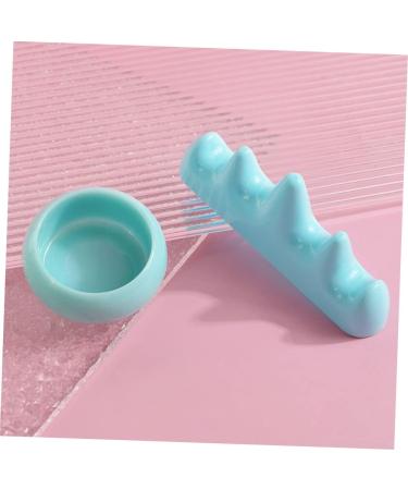 Beatifufu 1 Set Nail Art Brush Cup Bask Manicure Bowl Candle Holder Make up Holder Manicure Pen Holder Dip Nail Remover Gel Acetona Nail Brush Wash Holder Plastic Washing Rack Washing Cups - Buy Online on GoSupps.com