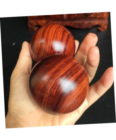 Lalafina Solid Wood Massage Balls - Chinese Exercise & Stress Relief - Small Baoding Fitness Balls 5x5cm - Deep Tissue Lacrosse Massage Decor - Buy Online on GoSupps.com