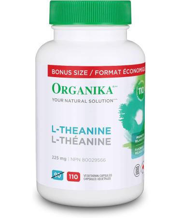 Organika Mushroom Extract - Reishi 180 Vcaps & L-Theanine Bonus Size 110 vcaps-Relaxation Promotion Stress Support Pure Natural Source Mushroom Extract + L-Theanine Bonus - Buy Online on GoSupps.com